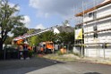 Dachstuhlbrand Koeln Poll Geislarerstr P597